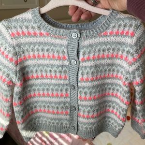 Janie and Jack Button Up Sweater